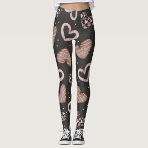 Leggings Motif de coeur 35