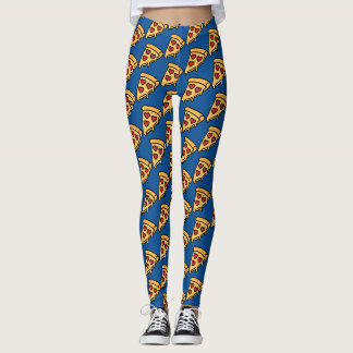 Leggings Motif de cœurs de pizza