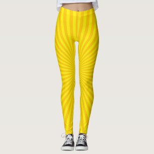 Leggings Motif de démarrage jaune
