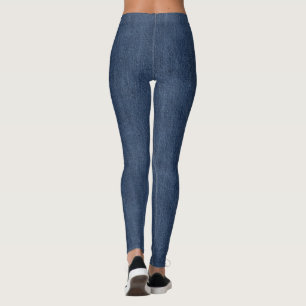 Leggings Motif de Denim-Regard