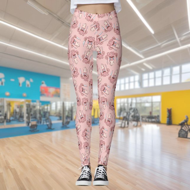 Leggings Motif de dessin animé de chef calmar (Créateur téléchargé)