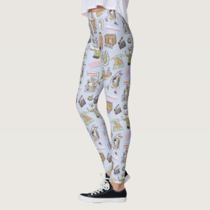 Leggings Motif de dessin coloré AMIENDS™