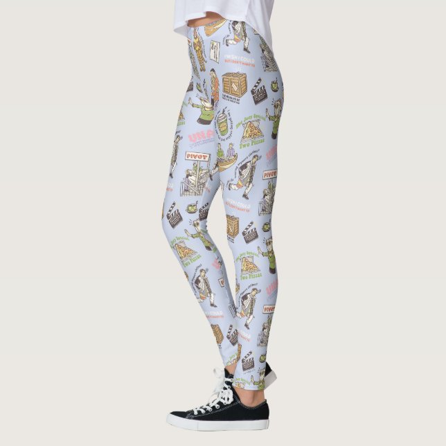 Leggings Motif de dessin coloré AMIENDS™ (Gauche)