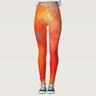 Leggings Motif de diamant moderne géométrique coloré #14
