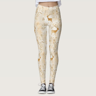Leggings Motif de faon de campagne française