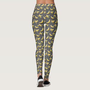 Leggings Motif de fête drôle de jeux de mots sur la banane,