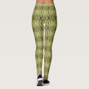 Leggings Motif de fleurs mort 15