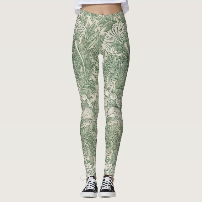 Leggings Motif de fleurs, William Morris (Devant)