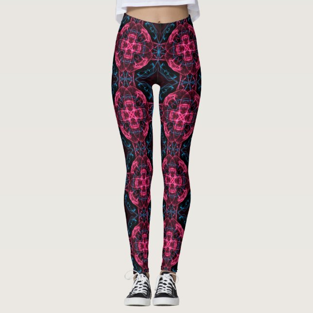 Leggings motif de fractale (Devant)