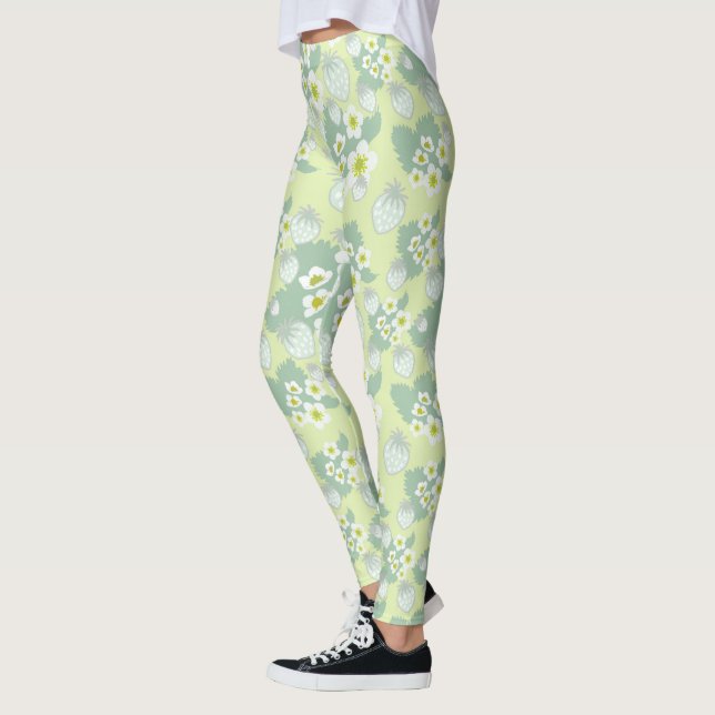 Leggings Motif de fraises (Gauche)
