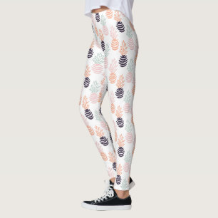 Leggings Motif de fruit d'ananas coloré d'été