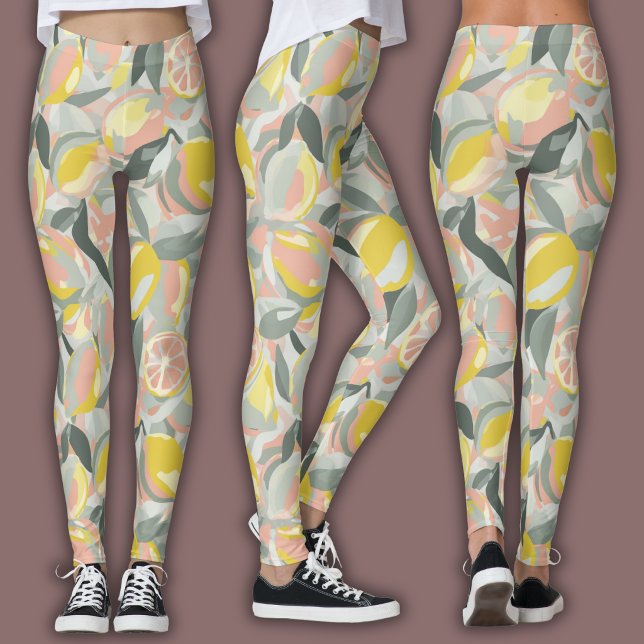 Leggings Motif de fruits  |  Citrus vibrant (Créateur téléchargé)