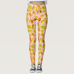 Leggings Motif de fruits colorés