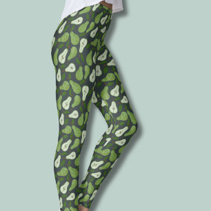 Leggings Motif de fruits de poire de verger