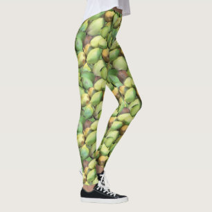 Leggings Motif de fruits tropicaux à la noix de coco