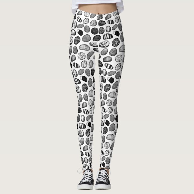 Leggings Motif de galets (Devant)