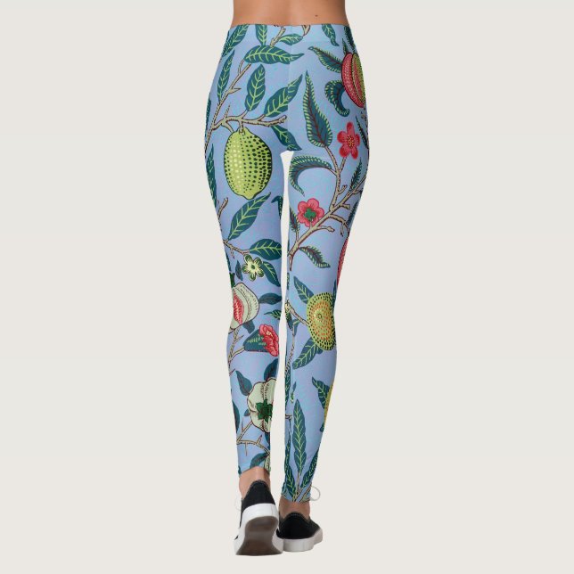 Leggings Motif de grenade par William Morris (Dos)