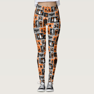 Leggings motif de Halloween à la maison