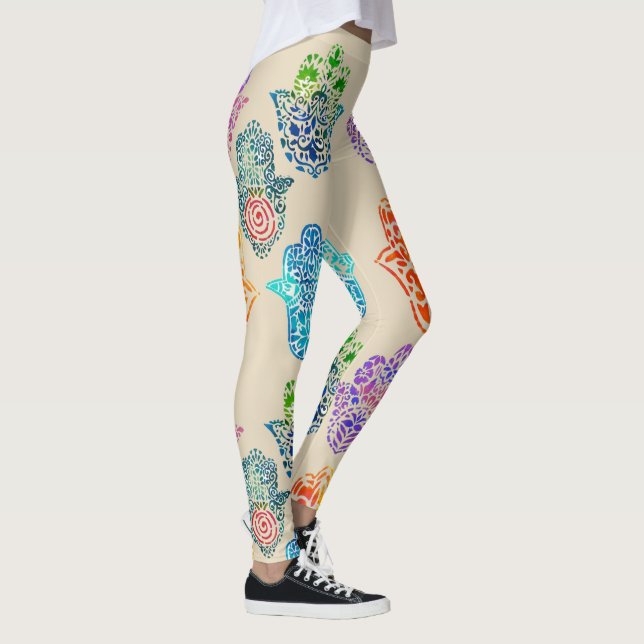 Leggings Motif de Hamsas (Droite)