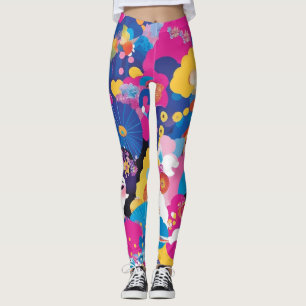Leggings Motif de Harajuku