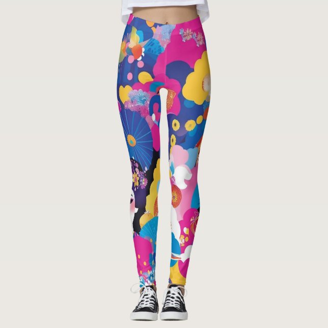 Leggings Motif de Harajuku (Devant)