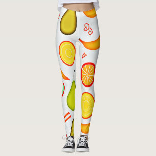 Leggings Motif de kaléidoscope à fruité vive