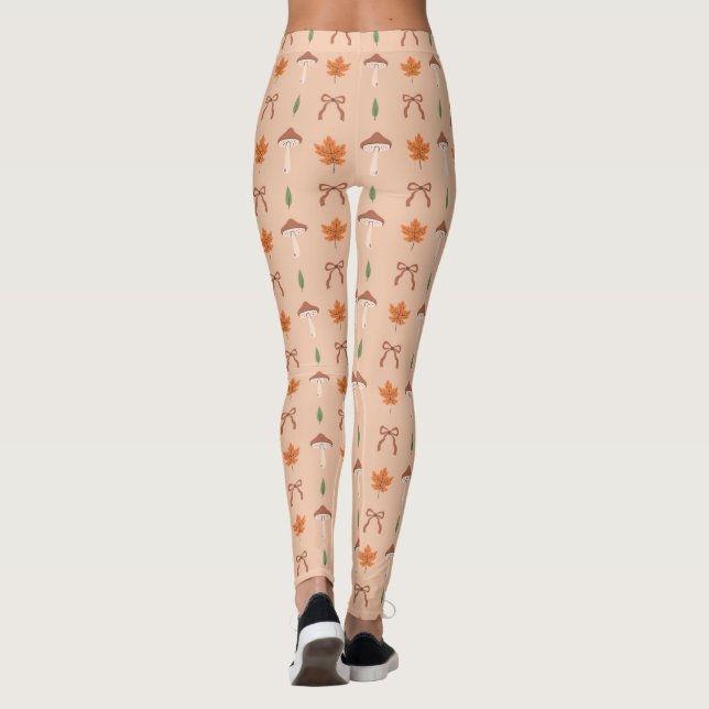 Leggings Motif de la corbeille d'automne (Dos)
