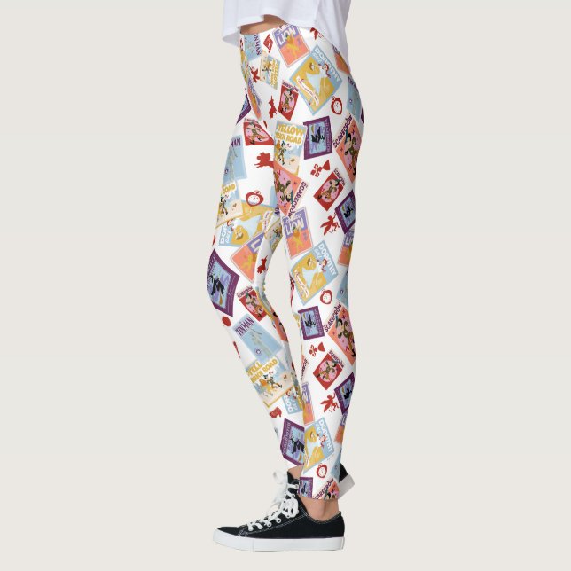 Leggings Motif de lancer avec impression de personnage du M (Gauche)