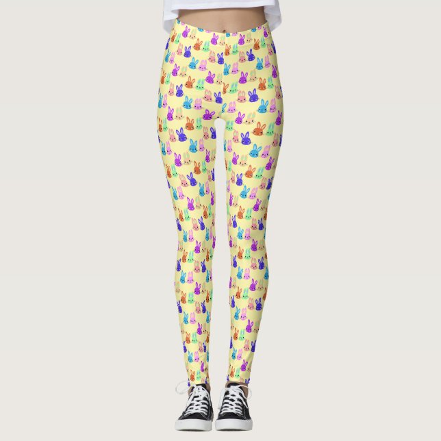 Leggings Motif de lapins mignons (Devant)