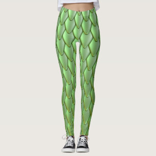 Leggings Motif de l'échelle de dragons