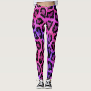 Leggings Motif de Leopard élégant et tendance