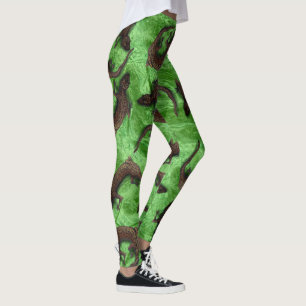 Leggings MOTIF de LÉZARD par Slipperywindow
