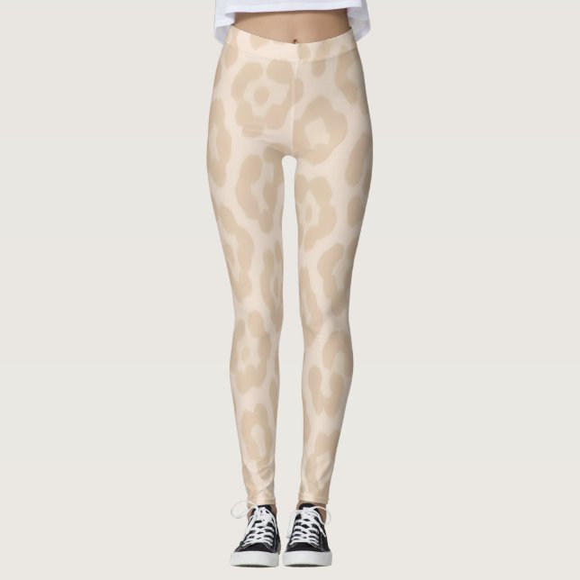 Leggings Motif de luxe animal doux | chaud (Devant)