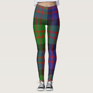 Leggings Motif de MacDonald Scottish Clan Tartan Plaid