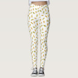 Leggings Motif de maïs<br><div class="desc">Motif avec des illustrations de maïs inspirées de l'aquarelle sur le berceau</div>
