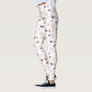 Leggings Motif de maquillage pour filles Gossip