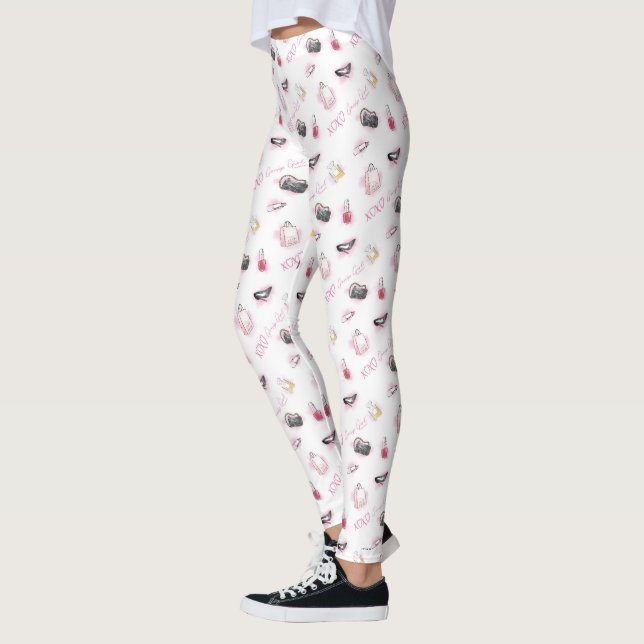 Leggings Motif de maquillage pour filles Gossip (Gauche)