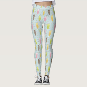 Leggings Motif de milkshake