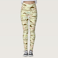 Motif de moustache, rétro style 4