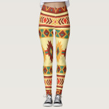 Motif de Natif américain : Tons ensoleillés de la