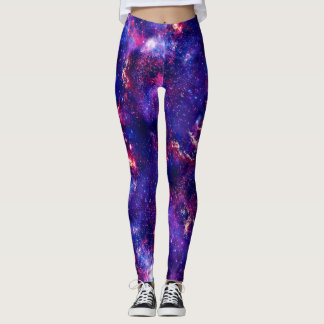 Leggings Motif de Nebula Galaxies à vitesse de distorsion