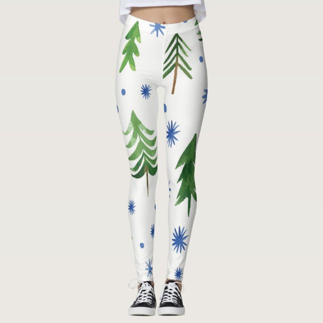 Leggings Motif de Noël (Devant)