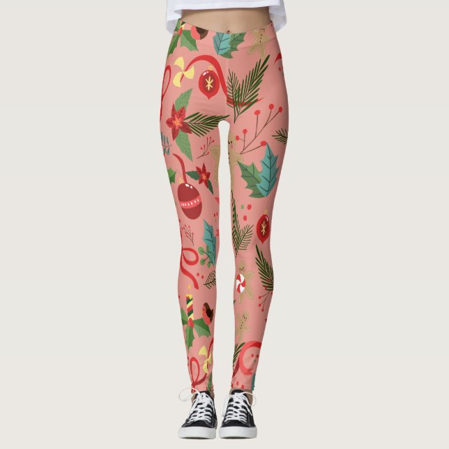 Leggings Motif de Noël 2 (Devant)