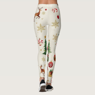 Leggings Motif de Noël festif Leggings-Vacances stylish