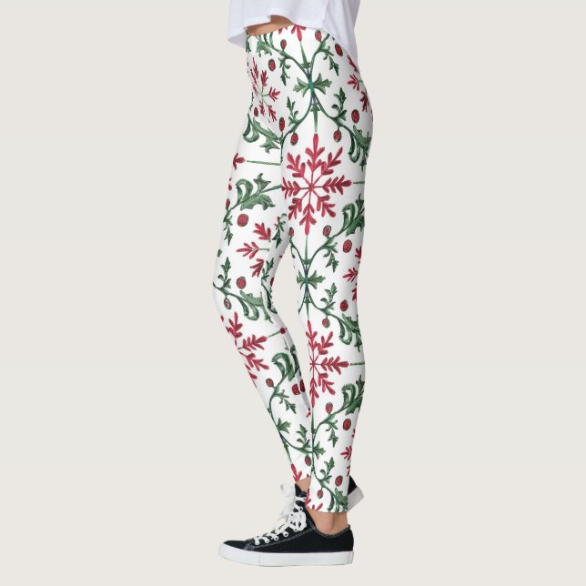 Leggings Motif de Noël mixte (Gauche)