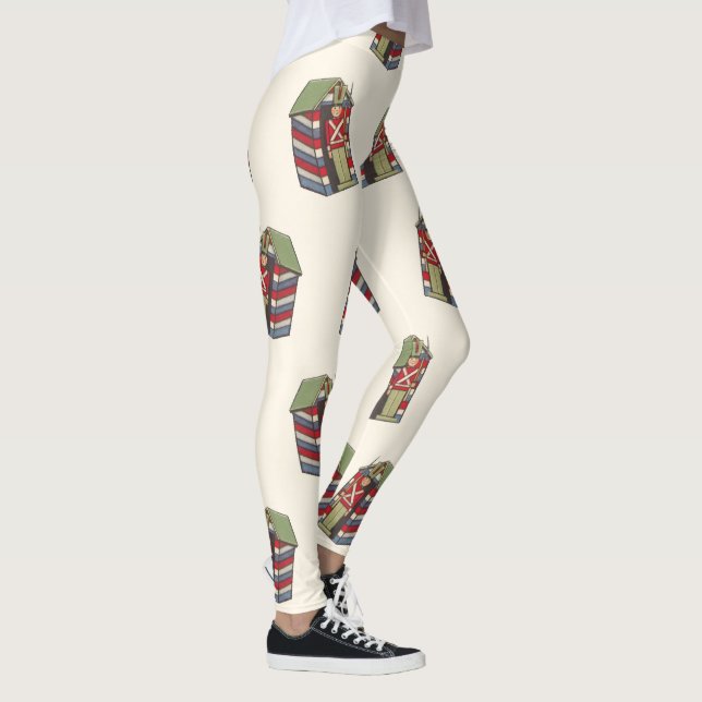 Leggings Motif de Noël vintage, soldat jouet casse-noisette (Droite)