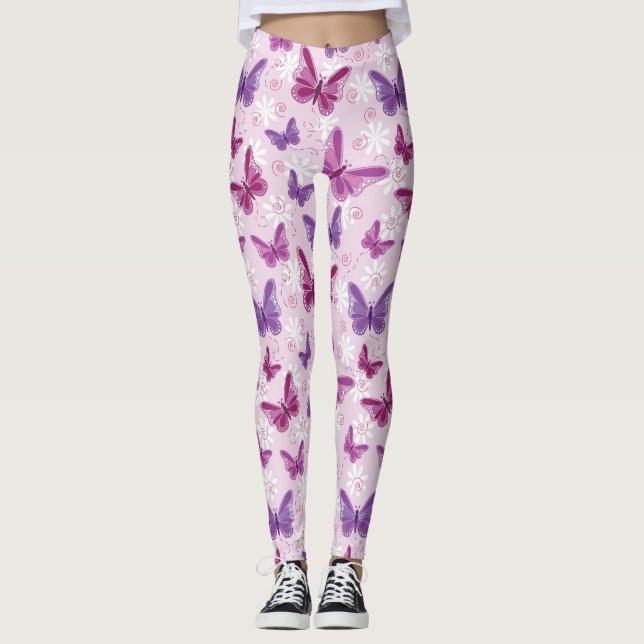 Leggings motif de papillon (Devant)