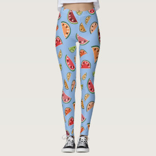 Leggings Motif de pastèque moderne coloré