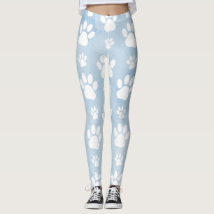 Leggings Motif De Pâtes, Patrouilles Blanches, Aquarelles, 