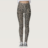 Legging De Sport Imprimé Python Noir Et Blanc - Confort Et Style | Blue Magik Clothing